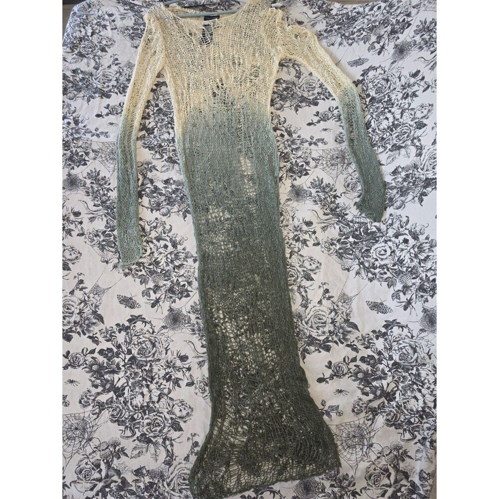 Dolls Kill Ombre Light Knit Dress Current Mood M/L